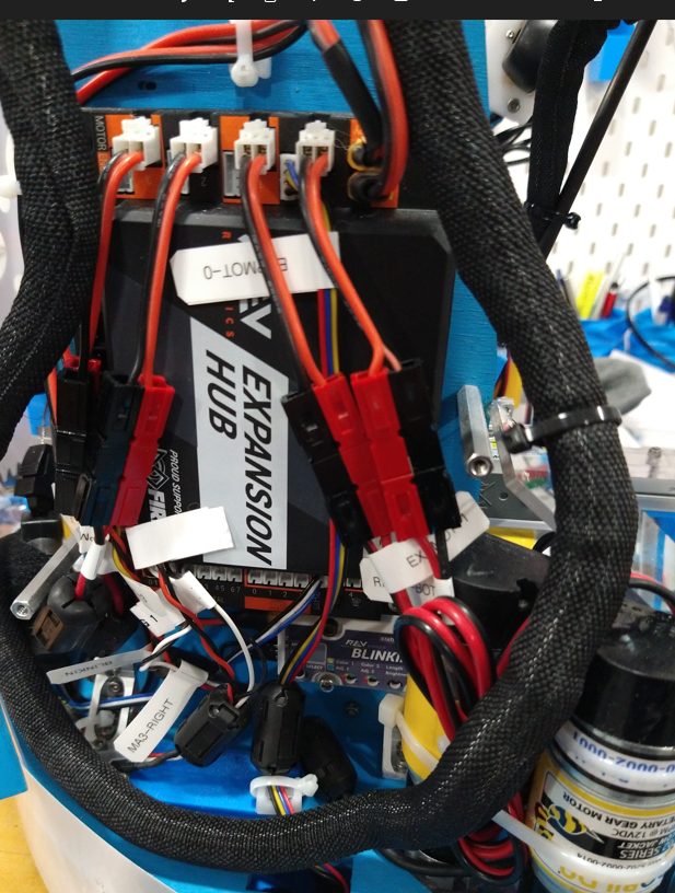 Image of robot showing use of AP connectors