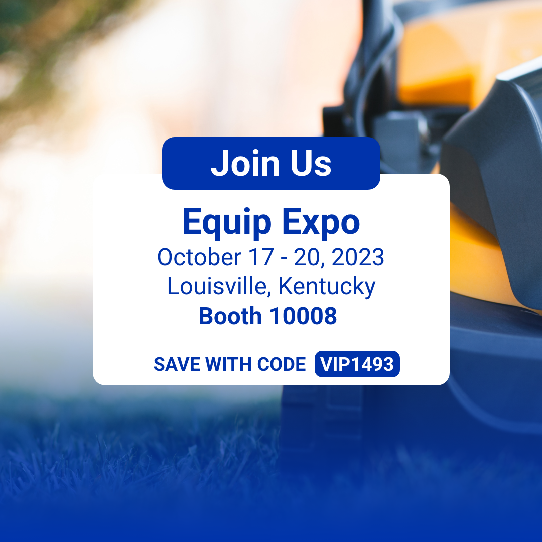 Graphic talking about details of Equip expo