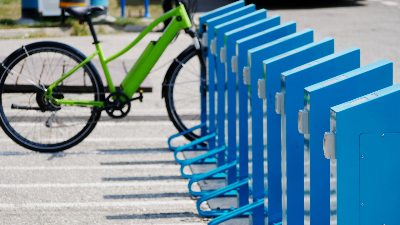 EBike at charging station