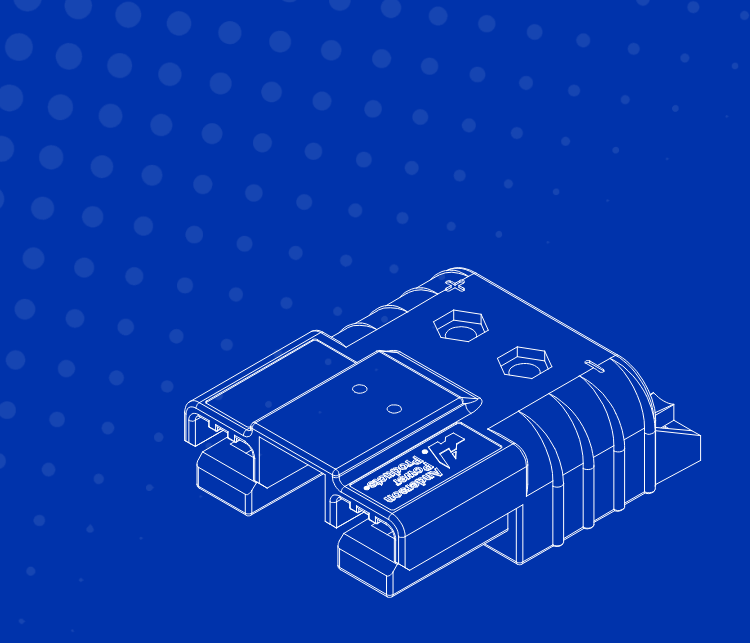 SBE drawing on blue background